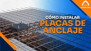 Instalación de Placas de Anclaje sobre Vigas  Procedimiento [upl. by Etnovahs3]