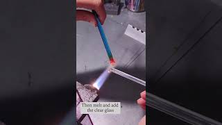 Glass icicle  lampworking tutorial [upl. by Adnav]