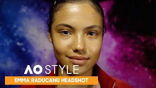 Emma Raducanu Headshot  Australian Open 2022  AO Style [upl. by Greysun226]