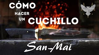 Como hacer un cuchillo SanMai [upl. by Assilav]