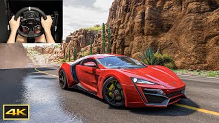 W Motors Lykan HyperSport  Forza Horizon 5 Gameplay  Moza R5 Steering wheel [upl. by Oinesra]