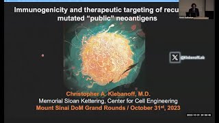 Immunogenicity and Therapeutic Targeting of Recurrently Mutated quotPublicquot Neoantigens [upl. by Edette]