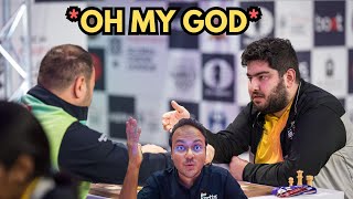 Unbelievable final move blunder by Maghsoodloo against Mamedyarov  Global Chess League 2024 [upl. by Naltiak]