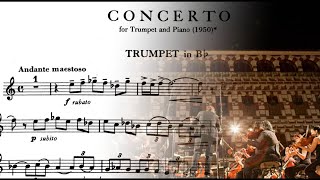 Trumpet Concerto Alexander Arutunian Orchestra Play Along [upl. by Adnilab]