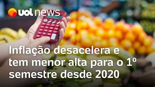 Inflação tem menor alta para o 1º semestre desde 2020 Salto BC pode reduzir juros em breve [upl. by Andonis959]