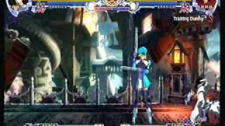 BlazBlue Calamity Trigger Noel Vermillion Basic Combos [upl. by Bobine474]