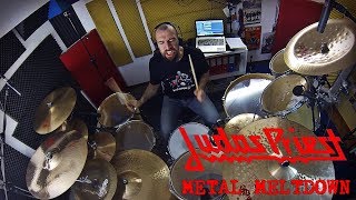 Judas Priest  Metal Meltdown Scott Travis Drum Cover by Edo Sala with Drum Charts [upl. by Hoppe]