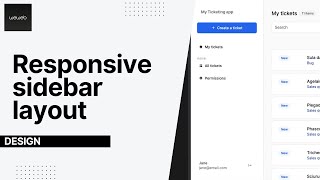 Design a responsive side menu [upl. by Llohcin888]