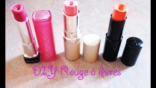 ♡DIY  comment faire du rouge à lèvres♡ [upl. by Animsay]