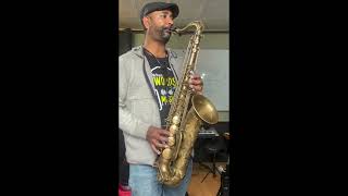 Ishimori woodstone tenor sax unboxing [upl. by Analram]