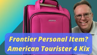 Is The American Tourister Underseat Bag Compatible With Frontier Airlines [upl. by Jedd344]