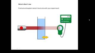 BTEC Applied Science Unit 2 Colorimetry 2 [upl. by Suiratnod]