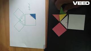 Teorema de pitagoras con tangram [upl. by Tcideneb]