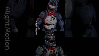 Demented vs nightmare edit fnaf [upl. by Mitchael825]