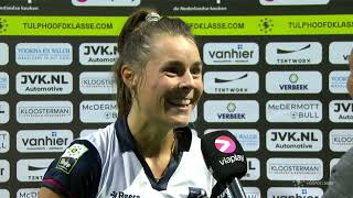 Myrthe van Kesteren Huizen dames 🏑 Tulp Hoofdklasse Interviews ‘24’25 [upl. by Goodwin545]