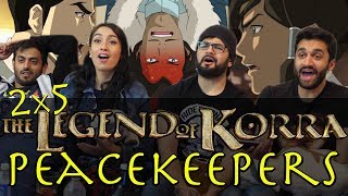 The Legend of Korra  2x5 Peacekeepers  Group Reaction [upl. by Reifinnej602]