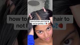 the truth about greasy hair 😱  hair growth tips youtubeshort hair hairgrowth [upl. by Anigal]