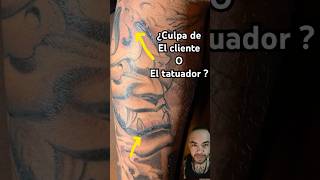 Tatuaje en mal estado infeccion tattoo shorts mundanotatuador [upl. by Aisatna]