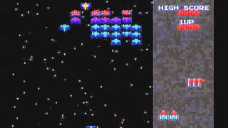 Galaxian Gameplay PS1 Namco Museum wwwchilloutgamescouk [upl. by Cully]