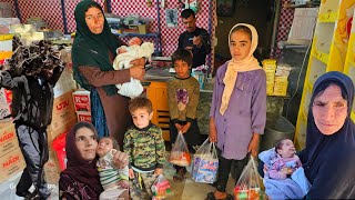 Tajma buys food for her children 😍 documentary about the hard life of a nomadic family [upl. by Eenel]