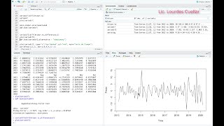 ARIMA en Rstudio  Series de tiempo [upl. by Ayotna]