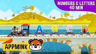 appMink Monster Truck amp Trains Cartoon for kids  Nursery Rhythms  Toddler Songs [upl. by Ahsenat]