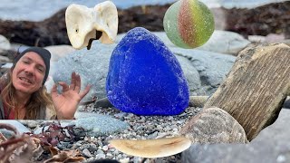 A Brand New Beachcombing Adventure Filled With Fun Finds amp Awesome Commentary Sea Glass Hunting [upl. by Lotta]