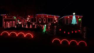 Noetzel Family Light Show  Christmas 2023 Full Show [upl. by Rednasyl]