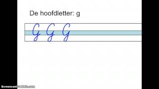 de hoofdletter g [upl. by Ahs]