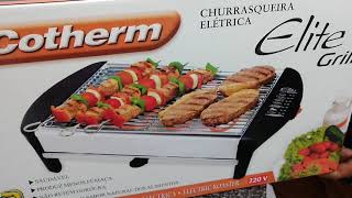 Avaliação Churrasqueira Elétrica Cotherm  Elite Grill 1650W [upl. by Ofelia]