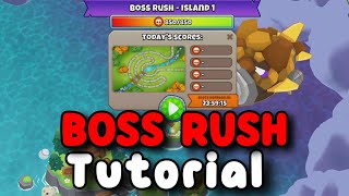 Boss Rush Map 1  Pops 146  BTD6 Boss Tutorial [upl. by Polish]