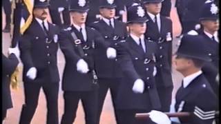 Passing out parade Metropolitan Police College Hendon 1987 collection of Colours [upl. by Kletter]