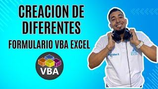 Creacion de Diferentes Formularios en VBA en Excel Cap 46 sepamosexcelvba vbasepamosexcel vba [upl. by Celie]