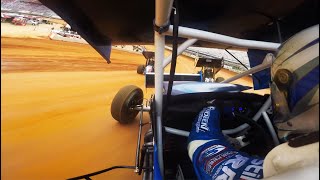 On board with Cory Eliason at Bristol Motor Speedway Dirt Track using JOES Universal GoPro Mount [upl. by Bettencourt667]