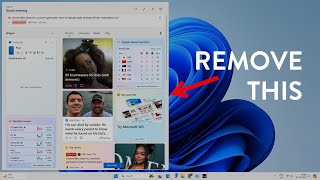 How to Disable Widgets Board on Windows 11 [upl. by Minnie382]