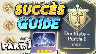 Duelliste  Partie 1 SuccèsGuide  Genshin Impact [upl. by Boelter]