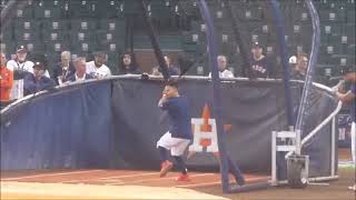 Jose Altuvebatting practiceAstros vs Yankees32824 [upl. by Heringer]