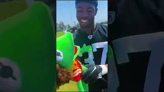 Why do the Raiders have a Kermit the Frog Patrick Mahomes Muppet lasvegasraiders [upl. by Purcell]