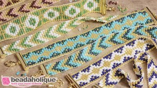 How to Make the Loom Bracelet Duo Kits by Beadaholique [upl. by Esimaj]