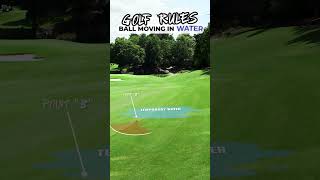 Golf Rules  Ball Moving in Water PART 3 [upl. by Zoila]