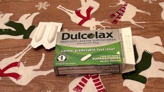 Dulcolax Medicated Laxative Suppositories CONSTIPATION RELIEF IS HERE [upl. by Drallim]