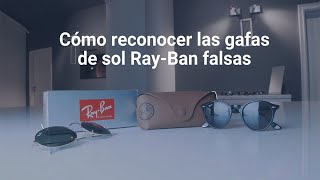 ¿Cómo puedes diferenciar un par de gafas de sol RayBan falsas de las originales [upl. by Atteuqahc]