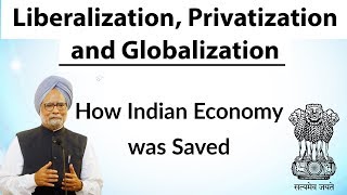 English Liberalization Privatization and Globalization  How Indian economy was saved in 1991 [upl. by Anwat]