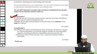 KnS  ACCA  AAA  Advanced Audit and Assurance  Webinar 03  Sir Munir Shafi [upl. by Naired624]