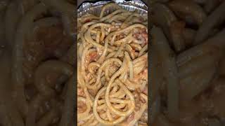 SPAGHETTI ALFREDO MARINARA foodhack creamy pasta [upl. by Kolb764]