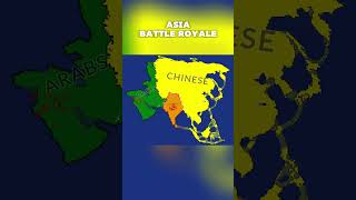 Asia Battle Royale countryballs war mapping asia [upl. by Sneve]