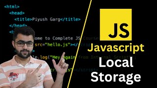 Local Storage in Javascript [upl. by Niwhsa]