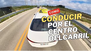 CLASE DE CONDUCIR  COMO MANTENER EL AUTO EN EL CENTRO DEL CARRIL OBTEN TU LICENCIA DE MANEJO HOY [upl. by Albie]