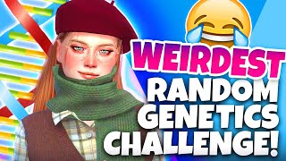 the most chaotic RANDOM GENETICS CHALLENGE The Sims 4 [upl. by Enylodnewg]