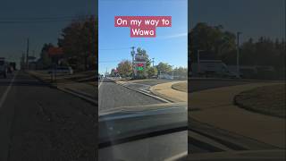 Wawa coffee run 🏃‍♀️ transportation automobile bigrig wawa [upl. by Uok]